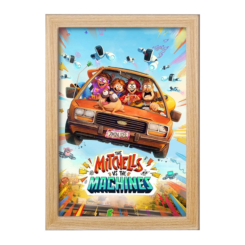 تابلو خندالو مدل میچل ها علیه ماشین ها کد F2226