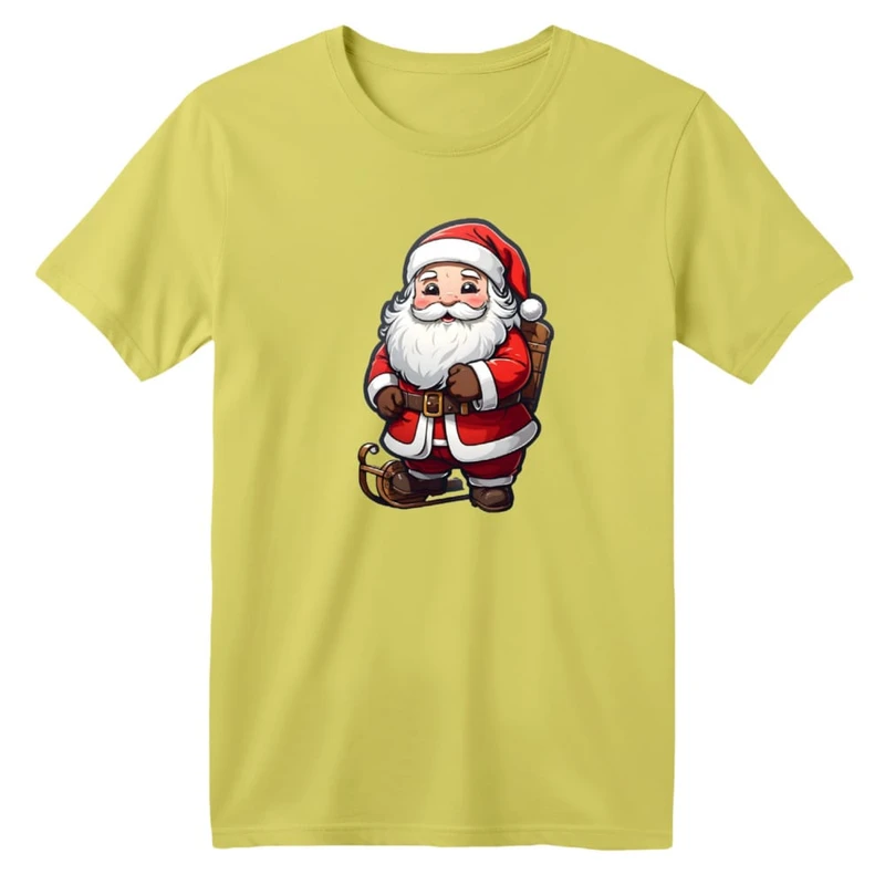 تی شرت آستین کوتاه بچگانه مدل بابانوئل کریسمس کد 1