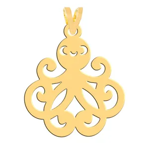 آویز گردنبند طلا 18 عیار زنانه فرشته مدل شیر WNL-000442