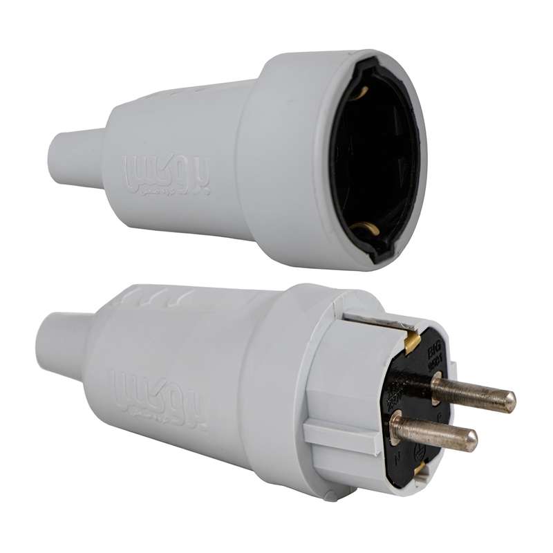 دوشاخه و پریز صنعتی بروکس مدل R236418 مجموعه 2 عددی