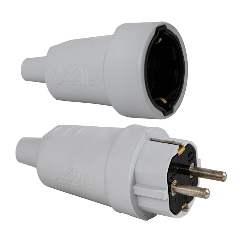 دوشاخه و پریز صنعتی بروکس مدل R236418 مجموعه 2 عددی