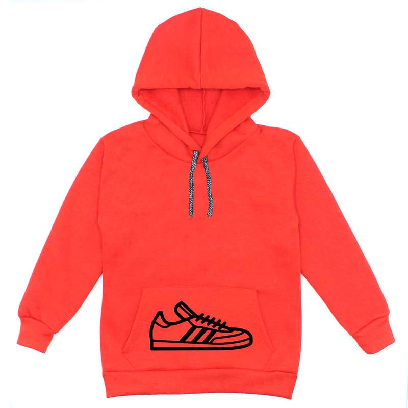 هودی پسرانه مدل کتونی A26 رنگ قرمز