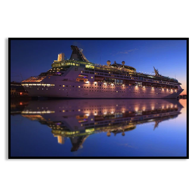 تابلو نوری بکلیت طرح کشتی مدل W-D1065