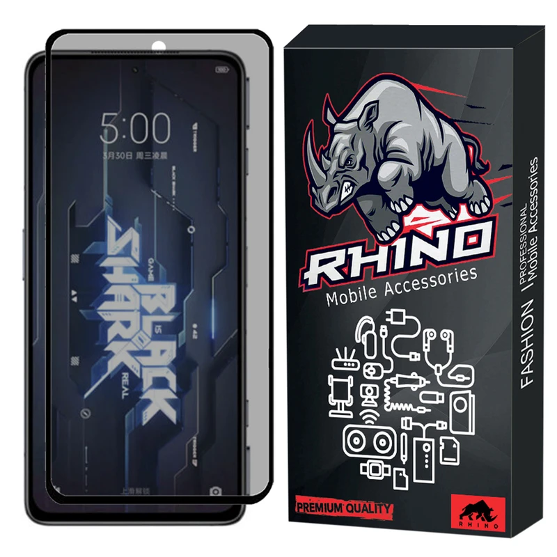محافظ صفحه نمایش حریم شخصی راینو مدل R-Privacy مناسب برای گوشی موبایل شیائومی Black Shark 5 RS