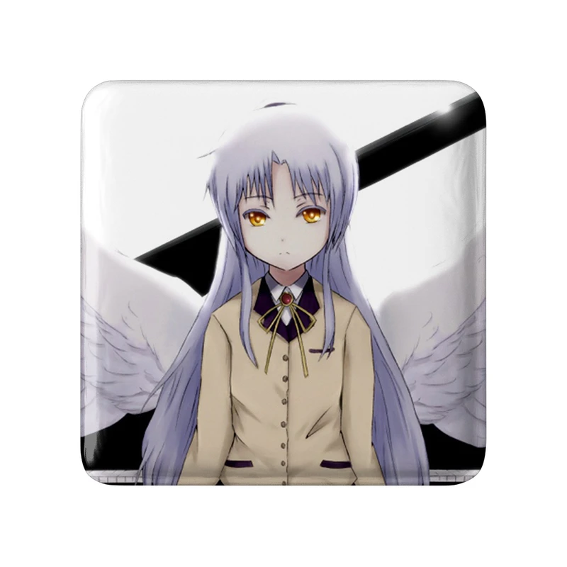 پیکسل خندالو طرح کاناده انیمه آنجل بیتس مدل مربعی کد 31923