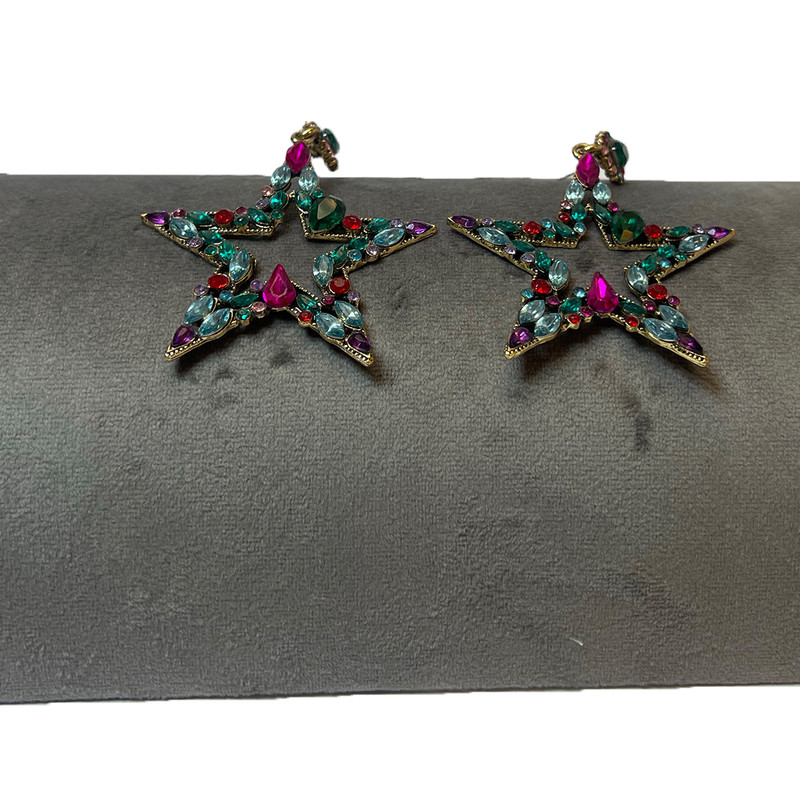 گوشواره دخترانه مدل ستاره بزرگ