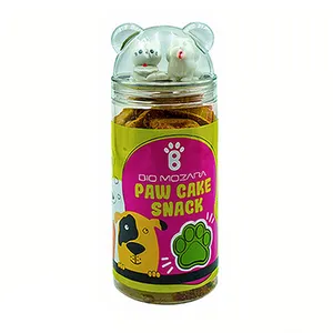 تشویقی گربه و سگ بایوموزارا مدل PAW CAKE طعم کیک وزن 100 گرم