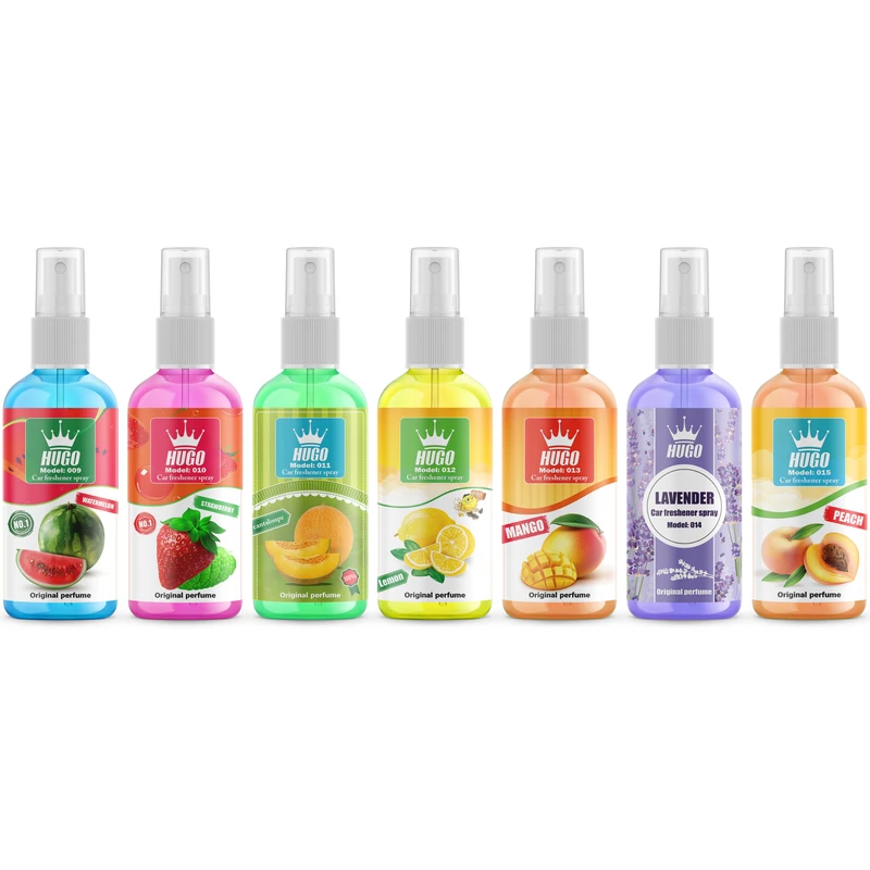 اسپری خوشبو کننده خودرو هوگو مدل C.9101112131415 حجم 50 میلی لیتر بسته 7 عددی
