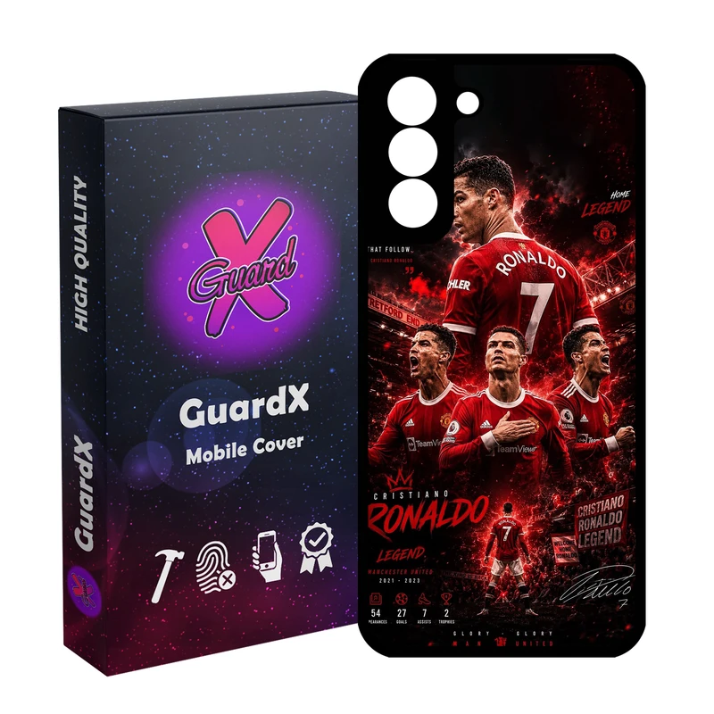 کاور گارد ایکس طرح Ronaldo مدل 11091 مناسب برای گوشی موبایل سامسونگ Galaxy S21 FE