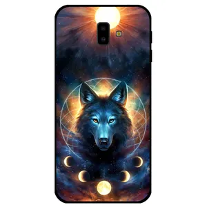 Megafone Wolf and Moon 8006 Cover For Samsung Galaxy J6 Plus	