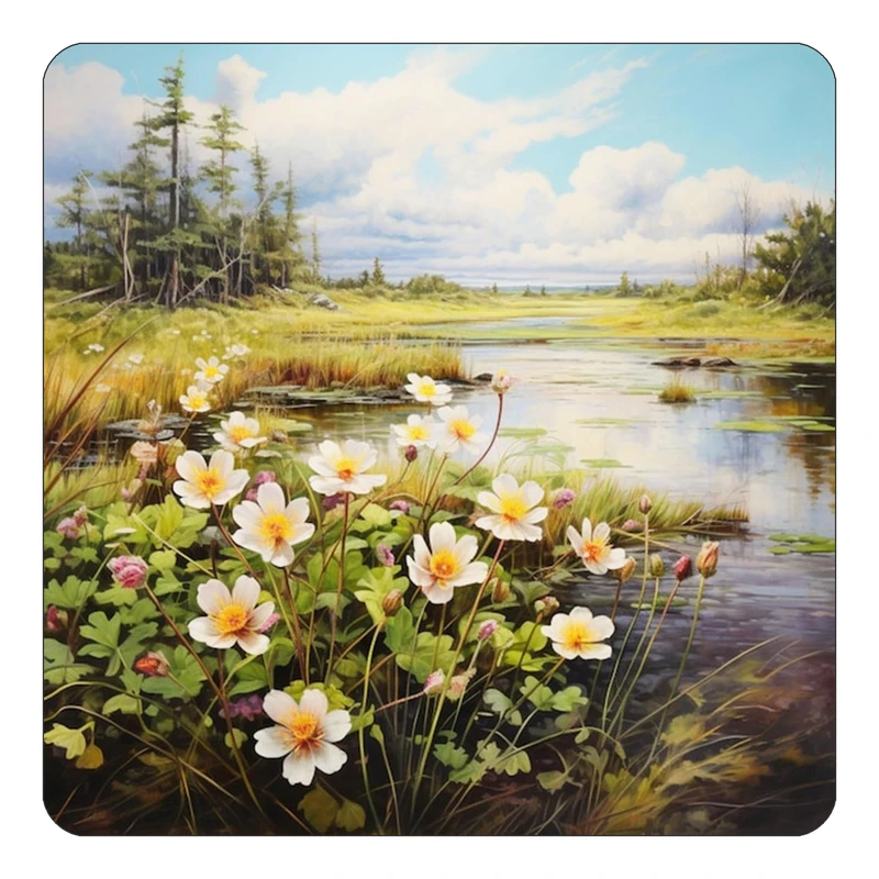 مگنت کاکتی طرح نقاشی رنگ روغن مدل mp70149