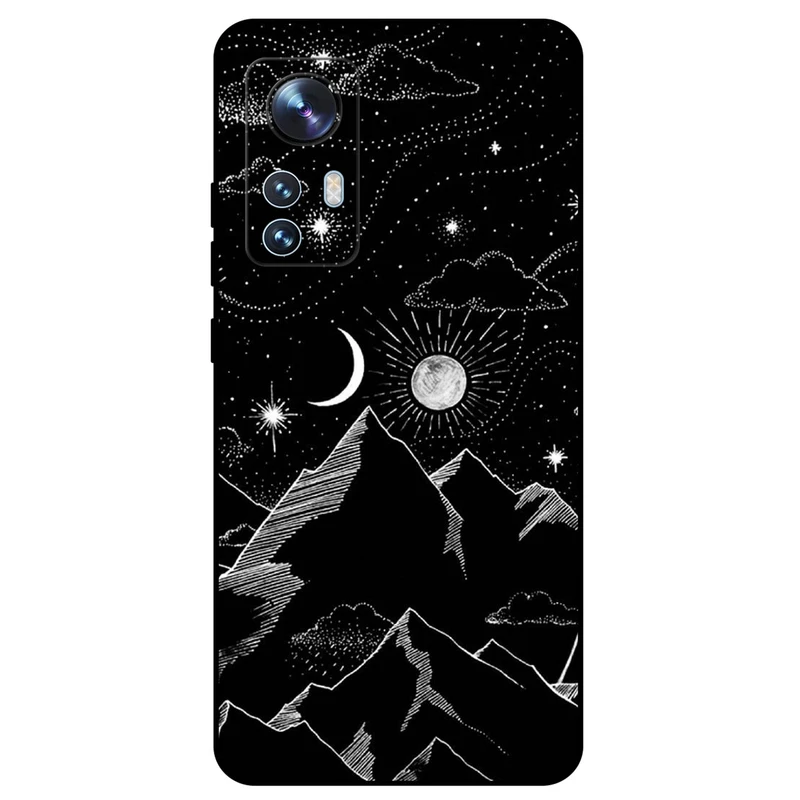 کاور مگافون طرح کوه مدل 8078 مناسب برای گوشی موبایل شیائومی 12 / 12x