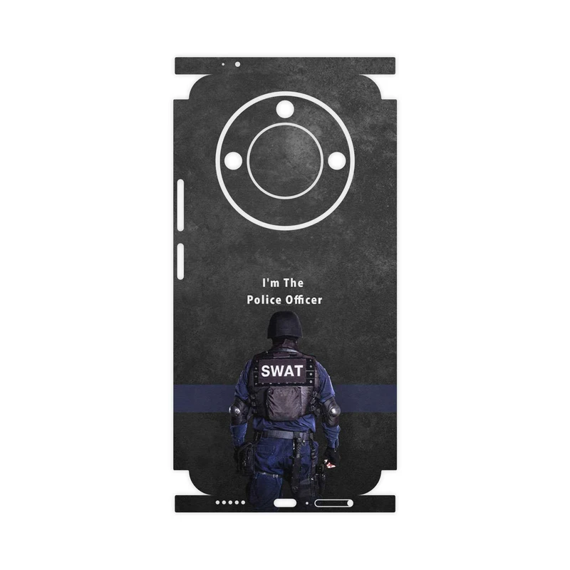 برچسب پوششی ماهوت مدل Police Officer-FullSkin مناسب برای گوشی موبایل آنر X9c Smart