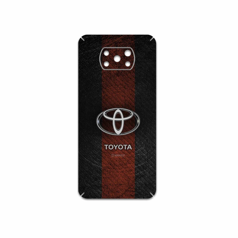 برچسب پوششی ماهوت مدل TOYOTA-Logo مناسب برای گوشی موبایل شیائومی Poco X3 Pro