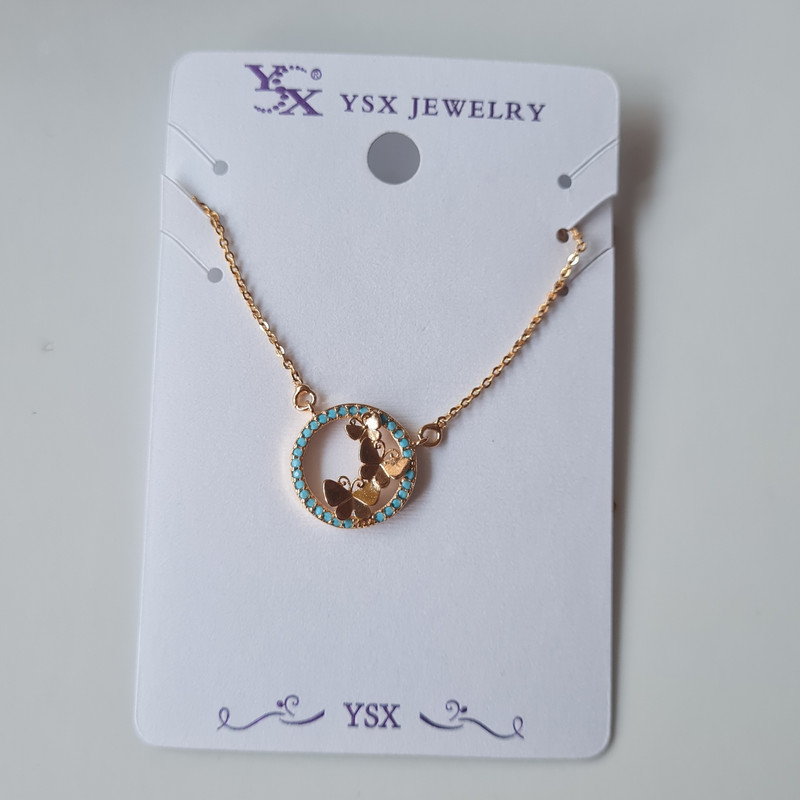 گردنبند دخترانه وای اس ایکس مدل پروانه گردنبند دخترانه وای اس ایکس مدل پروانه