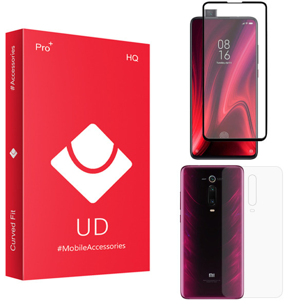 محافظ صفحه نمایش یو دی مدل HQ مناسب برای گوشی موبایل شیائومی Redmi K20 به همراه محافظ پشت گوشی