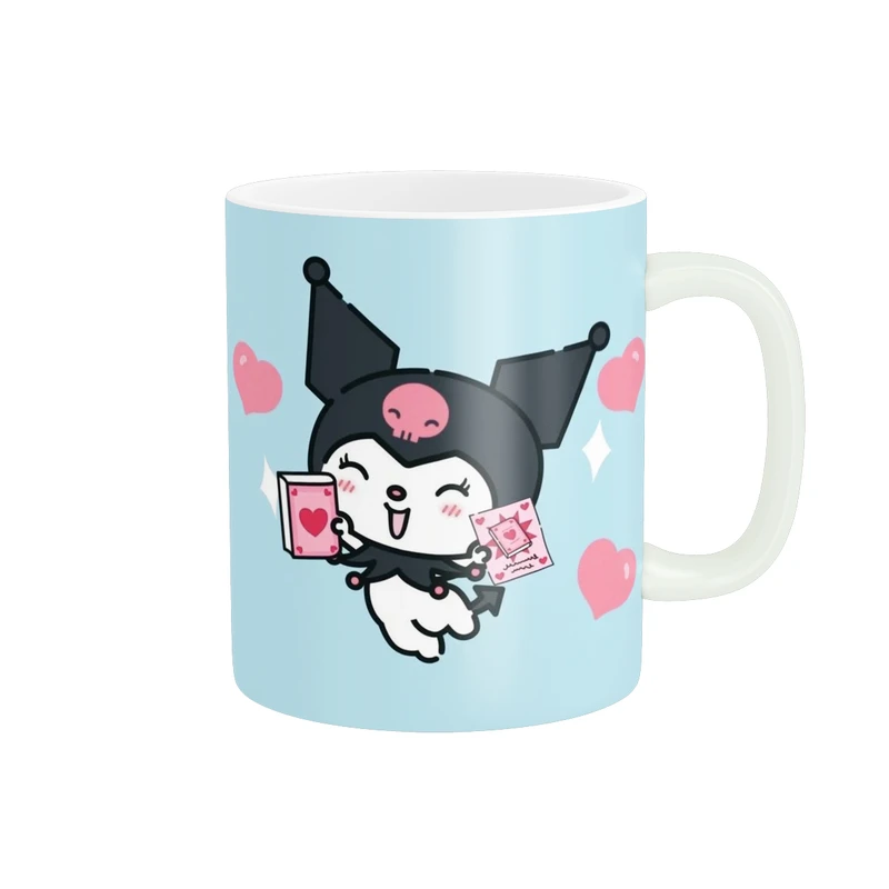 ماگ پادآفرین مدل کارتون کرومی و مای ملودی Kuromi کد PM3194