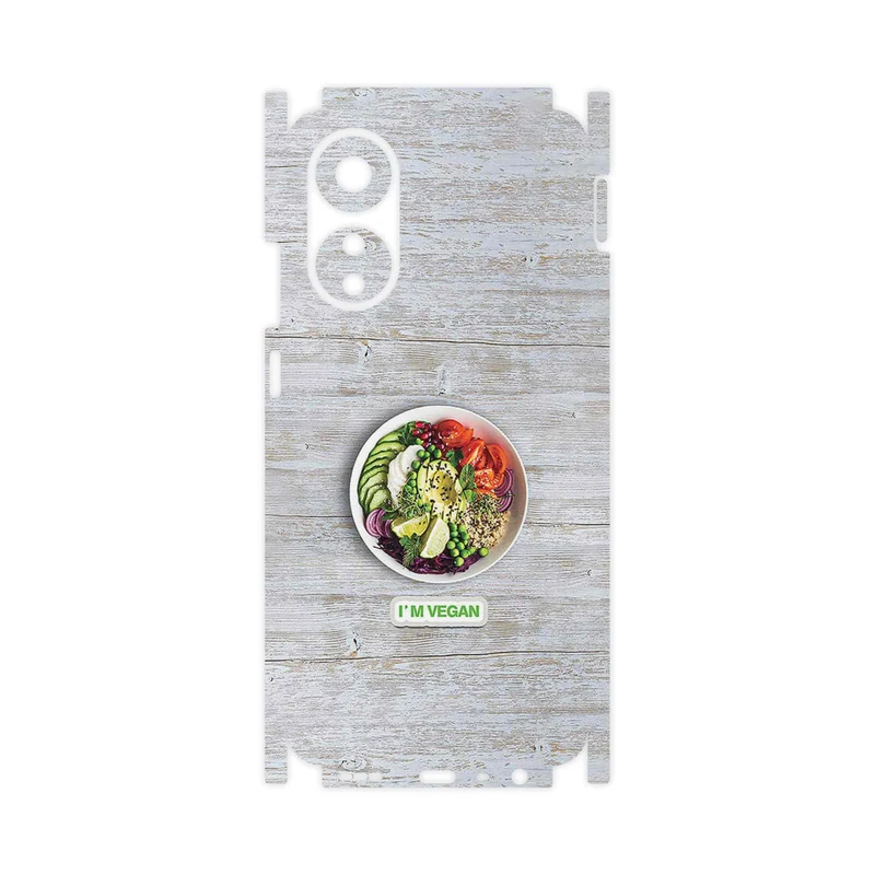 برچسب پوششی ماهوت مدل Im_vegan-FullSkin مناسب برای گوشی موبایل اپو A78 4G