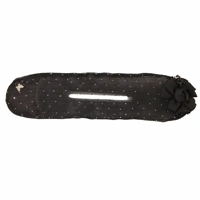 گیره مو زنانه مدل باندفر طرح گل نیلوفر