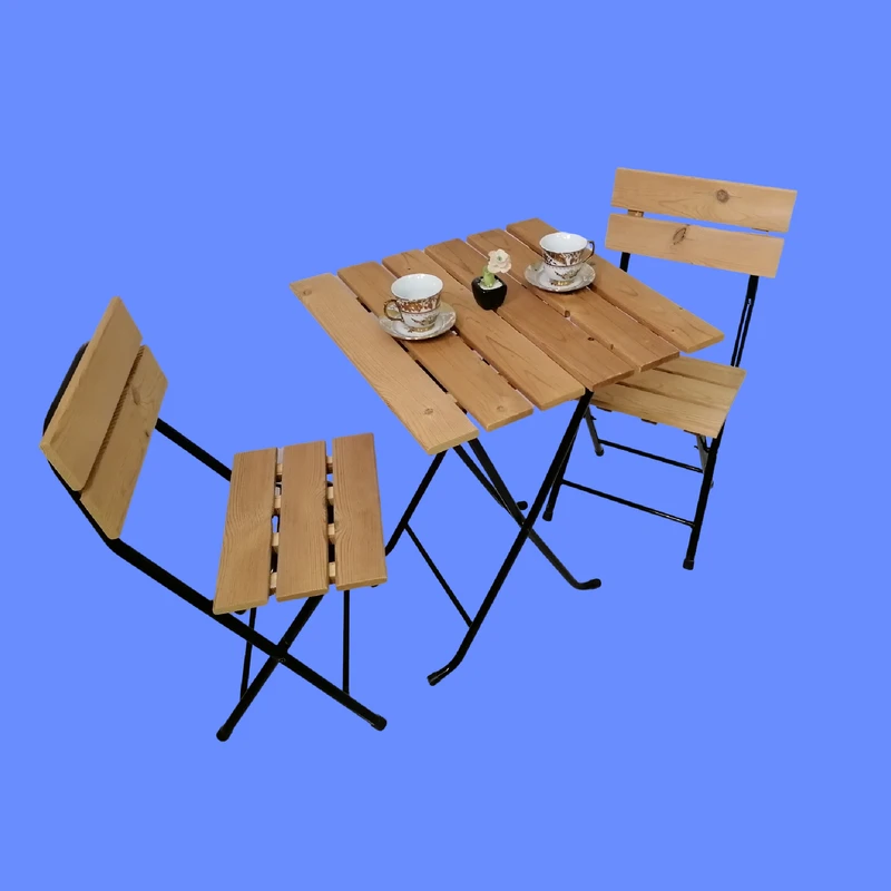 عکس شماره 7 : میز و صندلی تاشو سفری مدل چوبی کد 2060