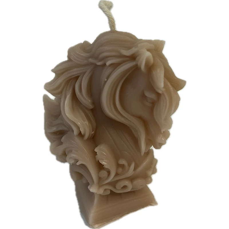 شمع دست‌ساز بدون‌بو مدل اسب آرجنتینو زمان اتمام 2 ساعت