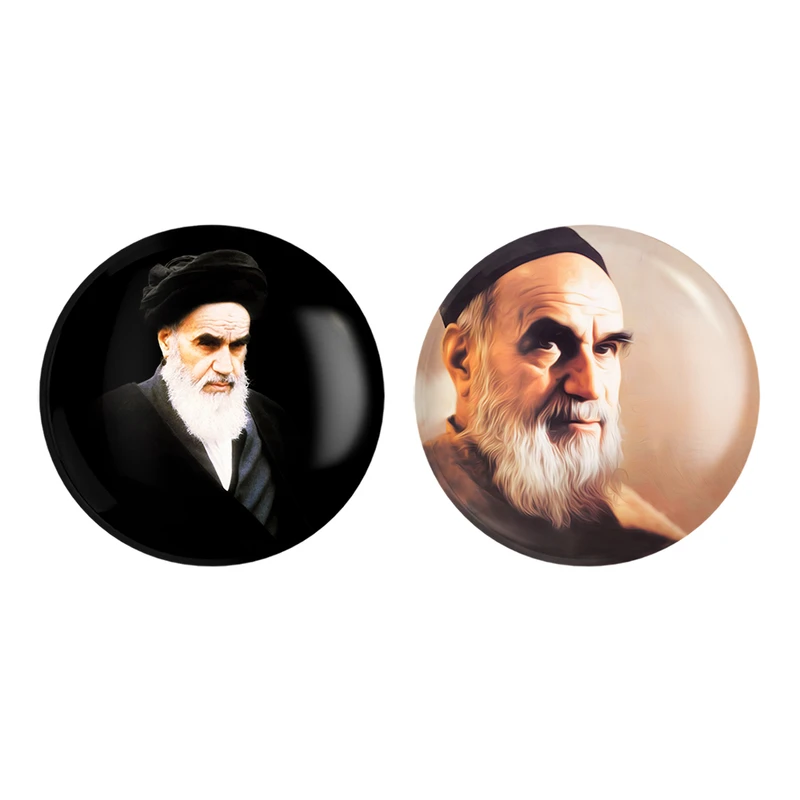 مگنت خندالو طرح امام خمینی(ره) کد 25492550 مجموعه 2 عددی