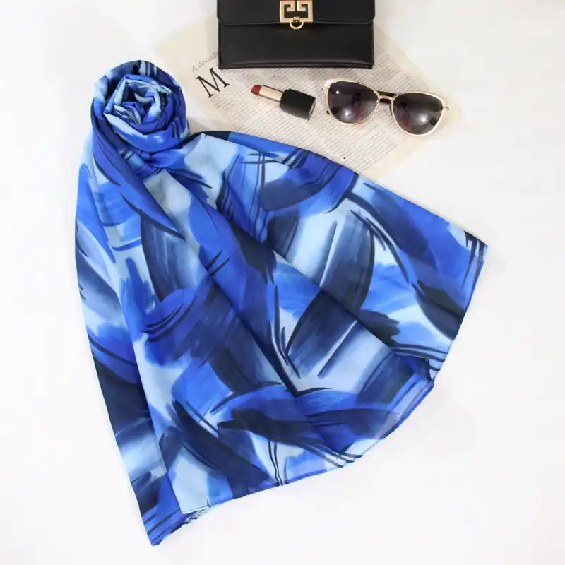 شال زنانه مدل نخی تابستانه ابر و بادی کد ana-2540