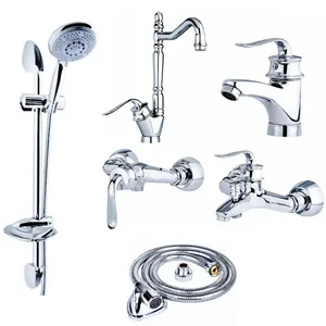 ست شیرآلات رز مدل هلن مجموعه 6 عددی