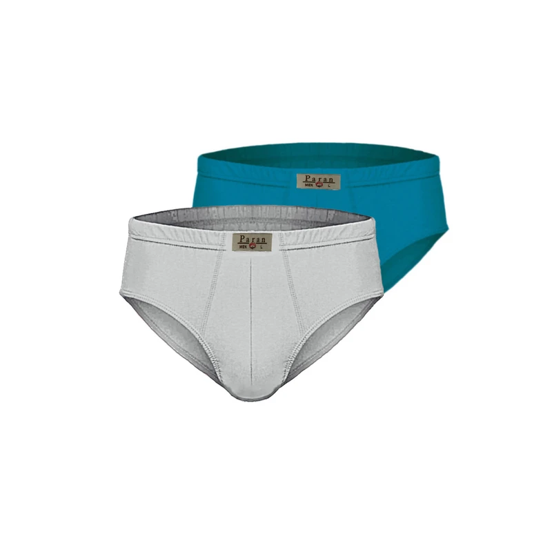 شورت مردانه تولیدی پاران مدل نخ پنبه خالص صادراتی مجموعه 2 عددی