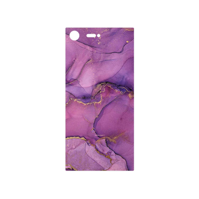 برچسب پوششی ماهوت مدل Purple Marble مناسب برای گوشی موبایل سونی Xperia XZ Premium