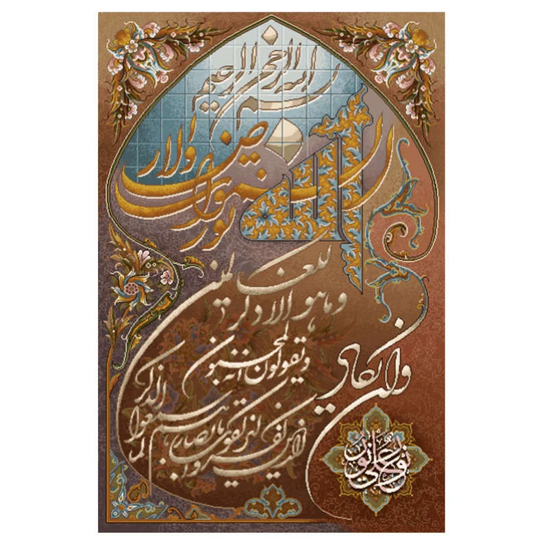 نخ و نقشه تابلوفرش مدل 22289