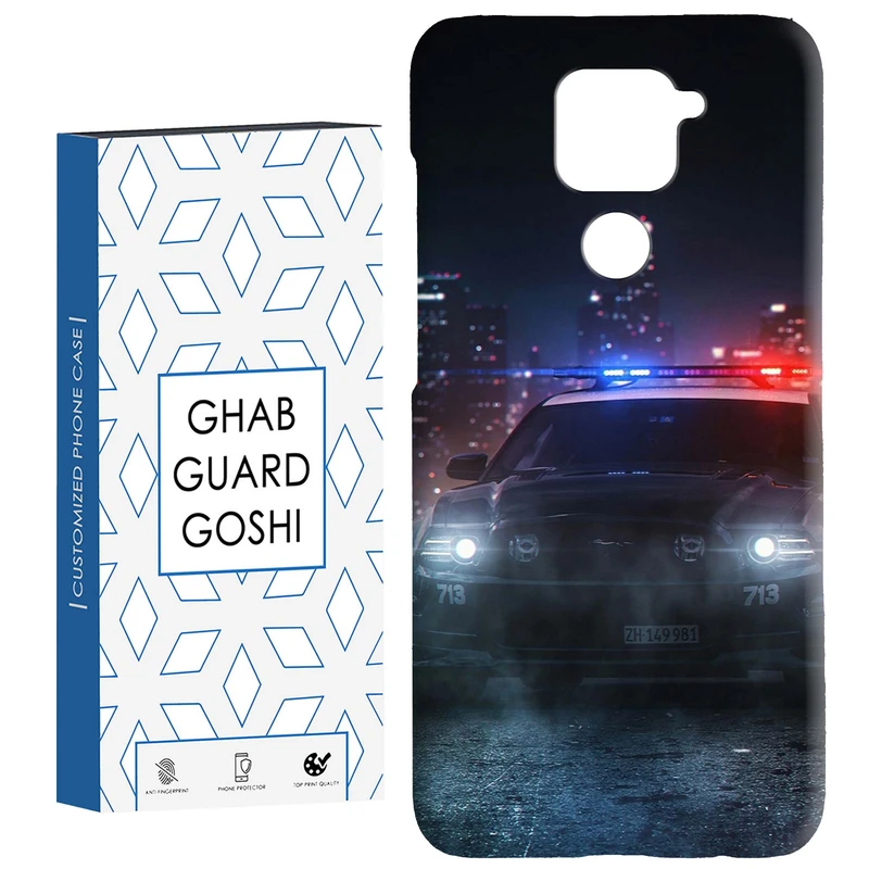 کاور قاب گارد گوشی طرح پلیسی کد Dimo-139 مناسب برای گوشی موبایل شیائومی Redmi Note 9 