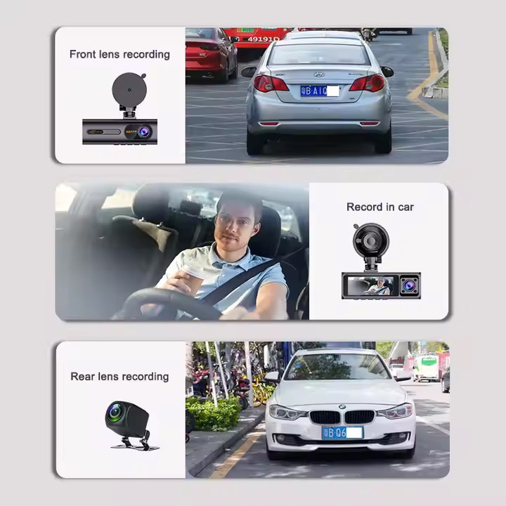 دوربین ثبت وقایع خودرو اتوویژن مدل J07-WiFi به همراه دوربین عقب