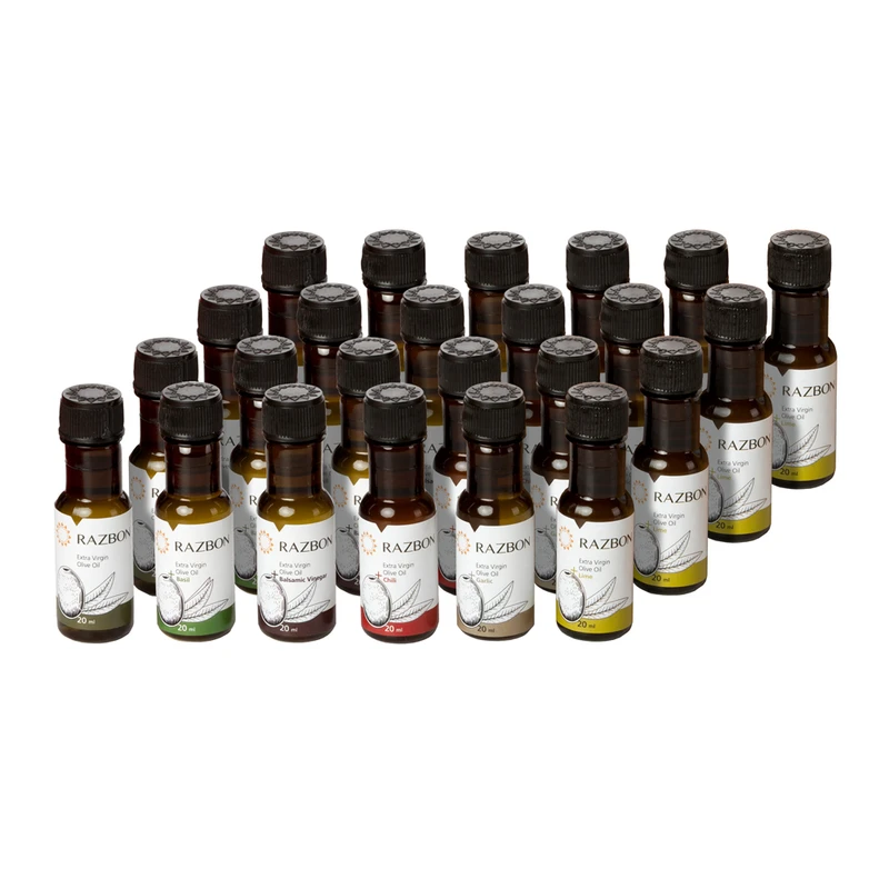 روغن زیتون با بو فرابکر طعم‌دار آربیکن رزبن - 20 میلی لیتر بسته 24 عددی
