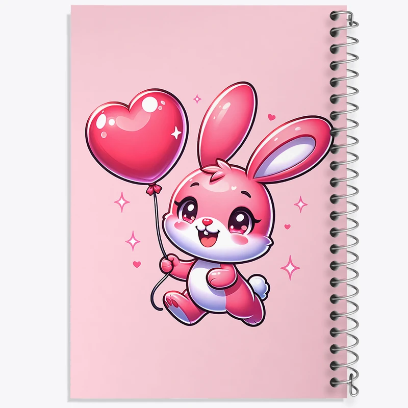 دفتر شطرنجی 50 برگ خندالو طرح خرگوش بامزه کد F7728