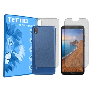 Tecno HyMTT model Matte screen protector suitable for Xiaomi Redmi 7A mobile phone along with the back of the phone