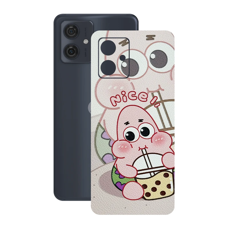 برچسب پوششی ریمکس مدل Leth طرح بچه پاتریک مناسب برای گوشی موبایل موتورولا Moto G54