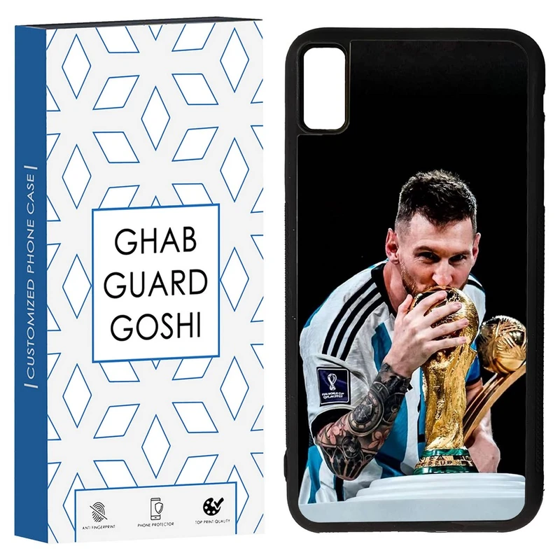 کاور قاب گارد گوشی طرح مسی کد TPU-085 مناسب برای گوشی موبایل اپل Iphone XS MAX/ Iphone X MAX