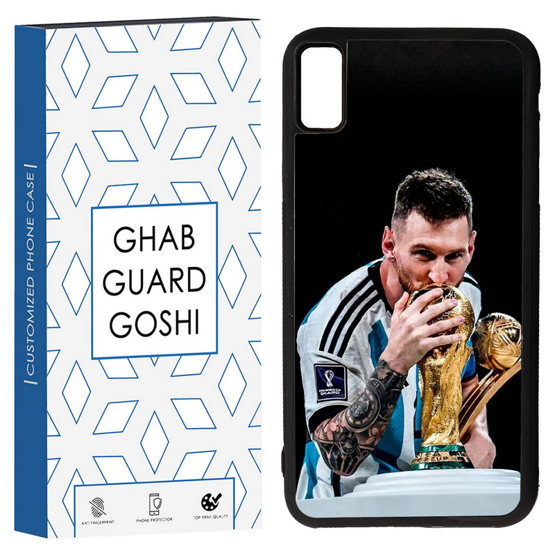 کاور قاب گارد گوشی طرح مسی کد TPU-085 مناسب برای گوشی موبایل اپل Iphone XS MAX/ Iphone X MAX