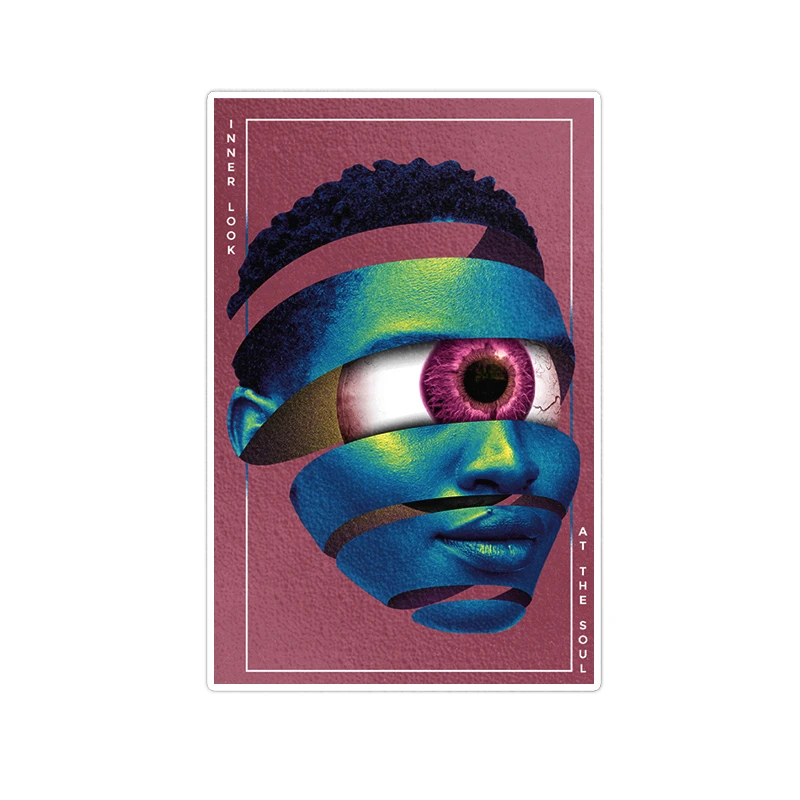 استیکر لپ تاپ ویندی دیزاین طرح چشم مدل DI1377