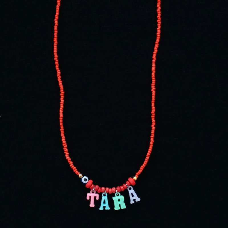 گردنبند دخترانه مدل تابستانی اسم تارا G102 گردنبند دخترانه مدل تابستانی اسم تارا G102