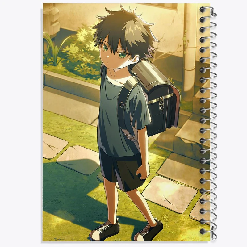 دفتر شطرنجی 50 برگ خندالو طرح مگومی انیمه جوجوتسو کایزن Jujutsu Kaisen کد 30177