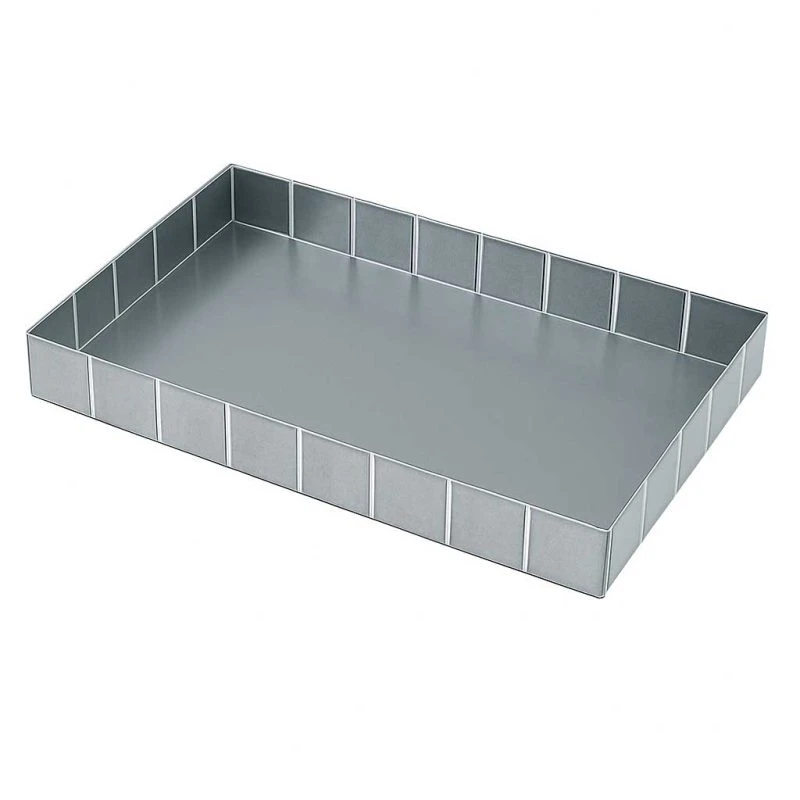 قالب شیرینی به گز مدل اسلایسی مستطیلی مقسم دار کد G 20×30