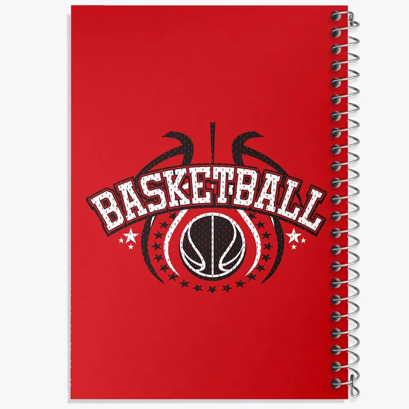 دفتر شطرنجی 50 برگ خندالو طرح بسکتبال Basketball کد 26439