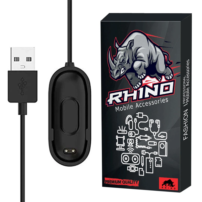 کابل شارژ راینو مدل R-Charge مناسب برای مچ بند هوشمند شیائومی Mi Band 4