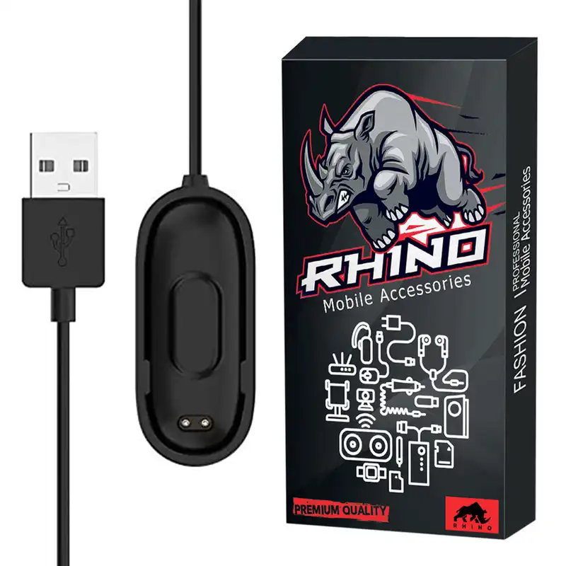 کابل شارژ راینو مدل R-Charge مناسب برای مچ بند هوشمند شیائومی Mi Band 4