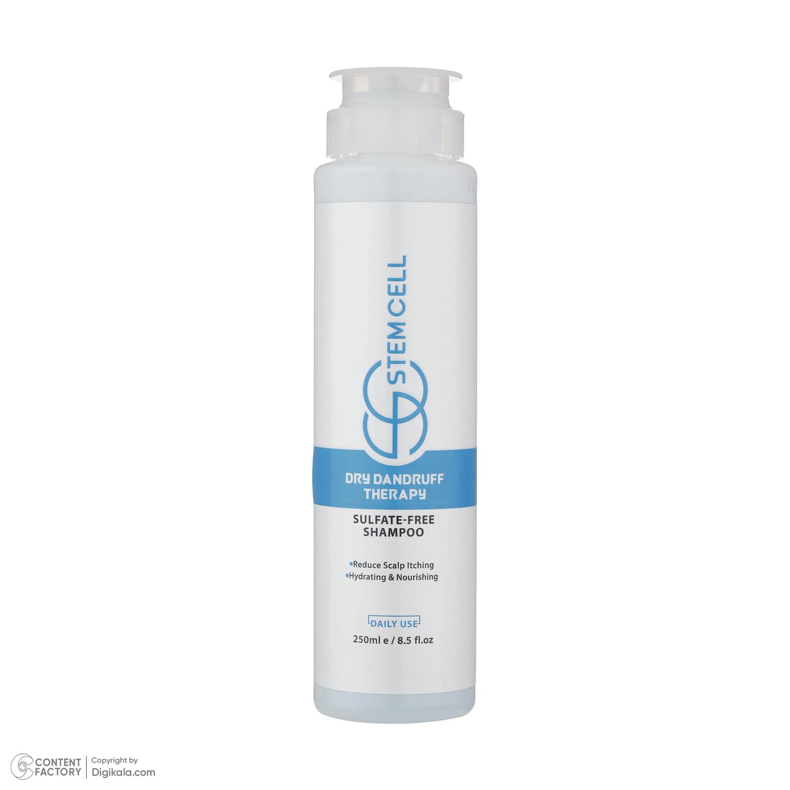 شامپو ضد شوره استم سل مدل Sulfate Free مناسب شوره خشک حجم 250 ميلی‌ليتر -  - 2