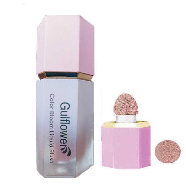 رژ گونه مایع گل فلاور مدل پددار شماره 06