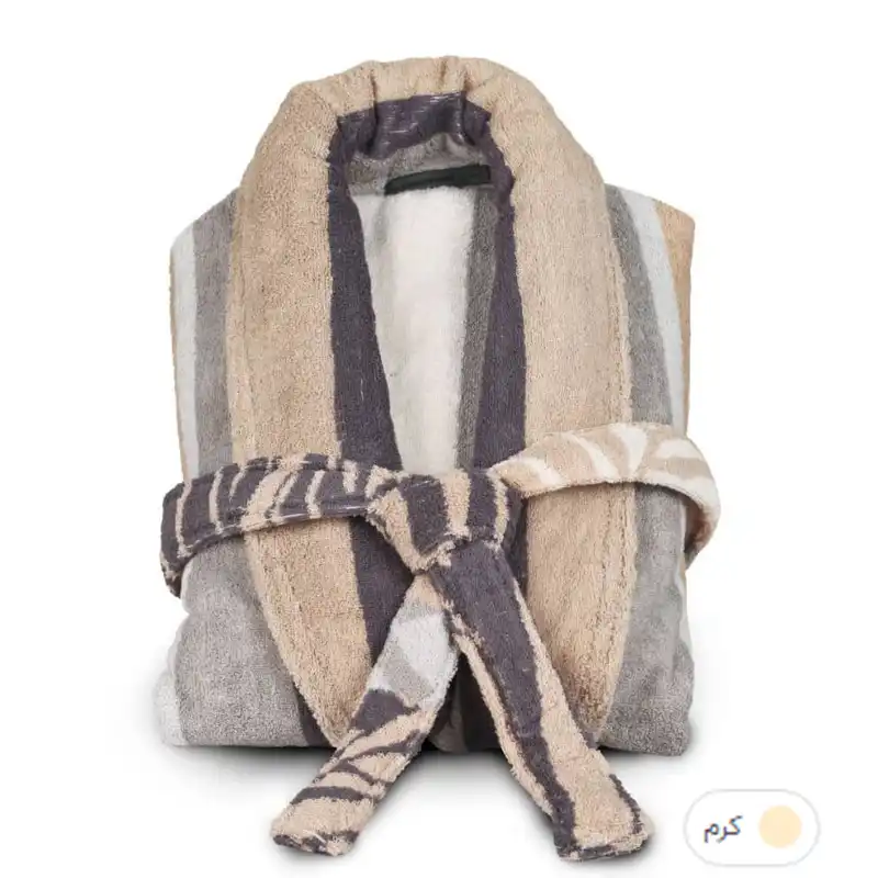 حوله پالتویی برق لامع طرح آتلانتیک سایز 125