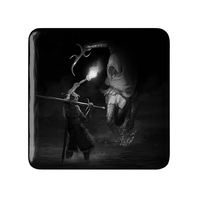 مگنت خندالو طرح بازی الدن رینگ (Elden Ring) مدل مربعی کد 31259